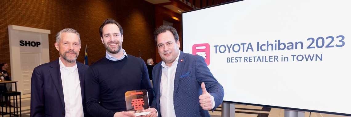 Toyota Bloemberg wint Ichiban Award 2023 voor klanttevredenheid