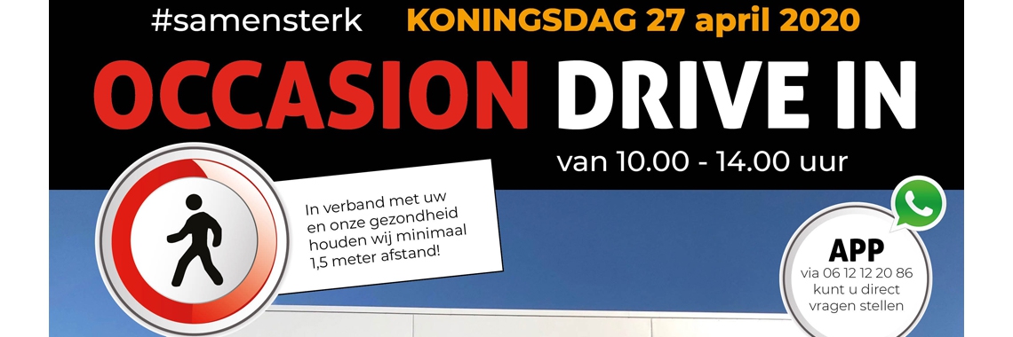 Veilige Occasion Drive-In bij Bloemberg